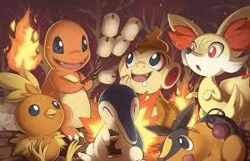 Either Charmader, Torchic, Cyndaquil, Chimchar, Tepig or Fennekin! Any of the fire type starters would defeat Chikorita easily! (Unless the Chikorita is a way higher level)