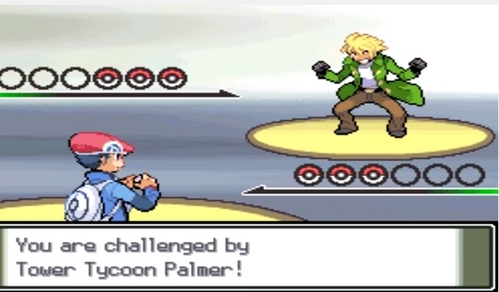  Palmer (he's the rival's father) in the Pokemon Diamond/Pearl/Platinum series and he's the leader of the Battle Tower in the Battle Frontier. I think he's pretty cool!