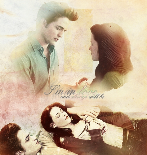  Edward and Bella...always and forever<3