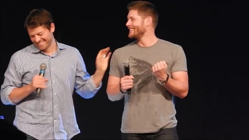  I would absolutely cinta to get to go to a SPN con and see a Jensen/Misha panel!