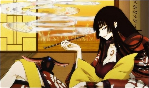  Yuuko Ichihara from xxxHOLiC, all the way. Even when she's mind-numbingly drunk she's still a badass.