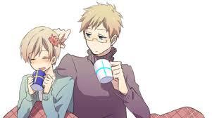  all r Hetalia related because thats the only 1 i ship lebih at: 1. SuFin ^w^ MY OTP 2. SeaWy sometimes 3. GeriTalia 4. Holy Rome X Chibitalia (idk why its last) these 2 though, i swear!!! I'm sorry ^w^ its just my opinion of my kegemaran pair so dont get mad.