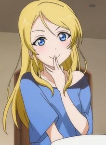  Ayase Eli from amor Live! School Idol Project (picture) Another example is Winry Rockbell from Fullmetal Alchemist!