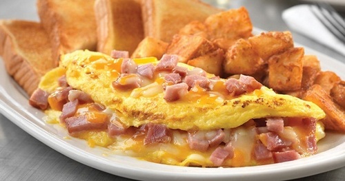  Ham and Cheese Omelette