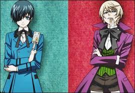  Ciel and Alois had a sad childhood! When Ciel was little his mansion burned down on his birthday and he saw his dad burn down in flames with the mansion.... When Alois was little he was poor and his parents died, him and his little brother Luka always got mocked, then after he got what he wanted his little brother died and he was all alone.... In the pic Ciel is on the left and Alois is on the right.