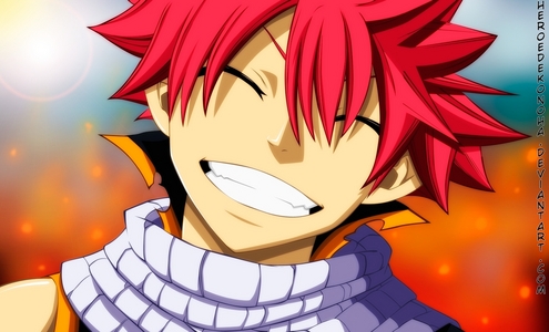 Natsu Dragneel( fairy tail ) its still going on just their on a break xD