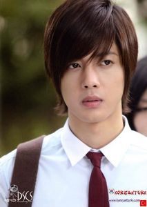 I think the most handsomest is kim hyun joong especially when he comes out in the drama playful kiss and where his characters name is baek seung jo and he kisses jung so min whos character's name is oh ha ni