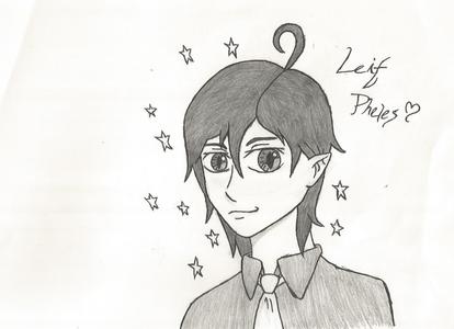  Does it have to be an actual character? Whatever. Screw it. This is one of mine and Mephisto's children. <3 His name is Leif. I drew the picture myself. :3
