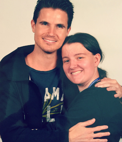  Me & Robbie Amell. A sweet guy who has a kind दिल and down to earth personality <3