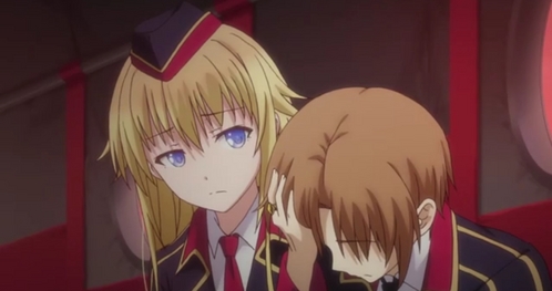  Ichiya Suzaku and his childhood friend Canaria Utara from Qualidea Code. It's unknown if their parents are still alive after the decades they've spent in cold sleep.