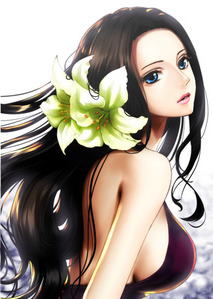  hmm I'll go with Nico Robin from One piece i have many others though i don't give robin enough 愛