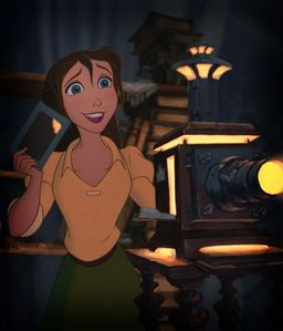  I'm not sure where tu came to that conclusion. I didn't know Jane was considered ugly. I thought most people considered her pretty o at least cute. Also, it's impossible for Belle to be a "copy" of her. <i>Beauty and the Beast</i> was released in 1991; <i>Tarzan</i> was released in 1999. If anything, Jane is the copy. Not Belle.
