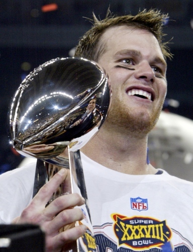  one of my 2 fave NFL QB's,Tom Brady (of the NE Patriots)