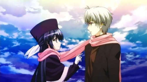  Yuu and Yuuko from ef - a tale of melodies