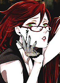  Grell identifies as a straight woman, but sense he/she doesn't seem to be bothered Von being called Von male pronouns, most people just call Grell a flaming gay guy.