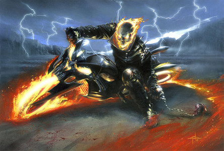  When it comes to my 最佳, 返回页首 one, out of these universes, it is a Marvel one. Ghost Rider !!!!