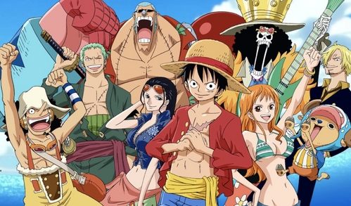  One Piece. <333 I've loved it for a very long time but, stopped watching it several years ago. Now it's... kind of ruling my life a teeny tiny bit.