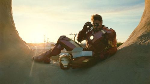  Robert Downey Jr as Tony Stark aka Iron man, and he loves donuts. <3