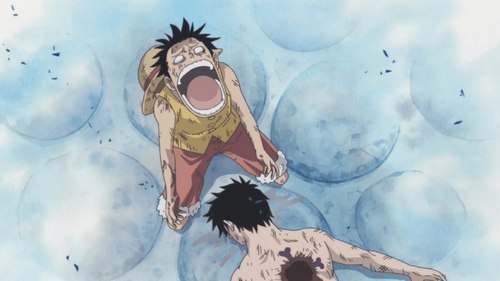 I think that Ace dying in Luffy's arms after jumping in an attack meant for him is pretty sad. Surely after all they had gone through to save Ace from execution.
