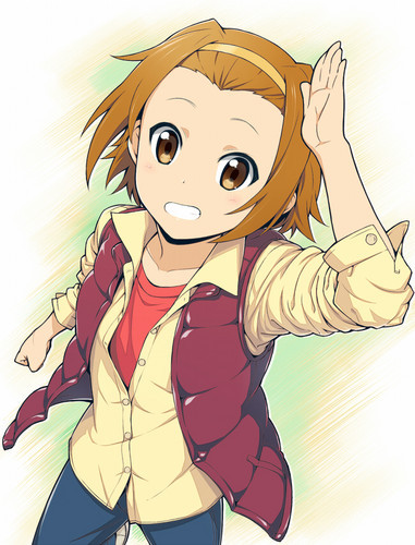I would love to be friends with:
Saki Hanajima from Fruits Basket (We both have strange/unique interests and are distant from a lot of people)
Mitsukuni Haninozuka (Hunny) from Ouran High School Host Club (Mostly because he's adorable and we both love bunnies)
Ritsu Tainaka from K-On! (Pictured) (I get along well with outgoing and noisy people for some reason)
Lithuania from Hetalia (He's really sweet and kind and would listen to anything I'm complaining about without judging)
Poland from Hetalia (We have very similar personalities and interests, plus we could both go stalking Lithuania together)
Luxembourg from Hetalia (I don't even know why, because of my headcanons of him being a clumsy adorable dork when he's with his close friends?)
