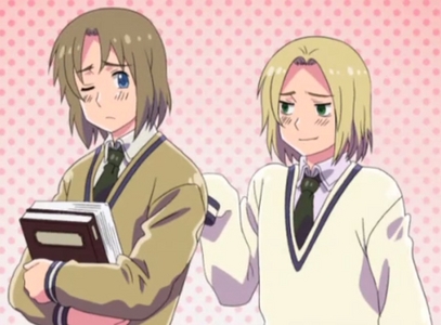  I'd rather die than stop shipping these two adorable cuties together ❤️ (Lithuania x Poland from Hetalia)