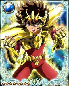  A character i l’amour well it has to be Pegasus seiya from Saint seiya