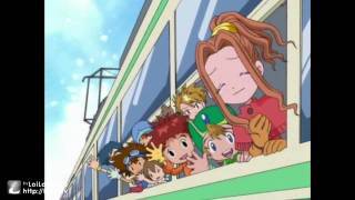  @Snts I'm not really sure what the name of the song is. But from what I can find on YouTube is that Digimon Adventure Episode 30 when they are departing from the Digital World back to the humanbworld where Tia and the gang came from. All I can find it the শিরোনাম Almost প্রথমপাতা free. অথবা প্রথমপাতা free. So I'm assuming that could be the song title. If anyone here knows the song সঙ্গীত শিরোনাম of this episode 30 scene. Feel free to correct me as much as আপনি like to. ----> https://m.youtube.com/watch?v=y7pE_KibO2Y