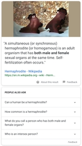 Wikipedia hermaphrodit Category:Intersex medical