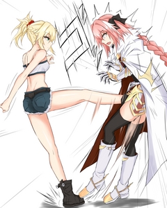  Yep... Mordred and Astolfo from Fate/Apocrypha !!!!