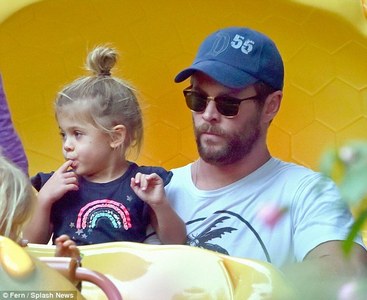  Chris at the happiest place on Earth with his daughter