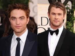  I think it's a tie between Robert and Chris.Both have big پرستار bases<3