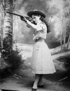 I'm the best fucking crack shot in the west. I can drink a monster and fuck up a coyote from 500 yards away in the fucking dark

Eat your fucking bitch ass heart out, Annie Oakley, we got a new crack shot babe in town
jk love you Annie