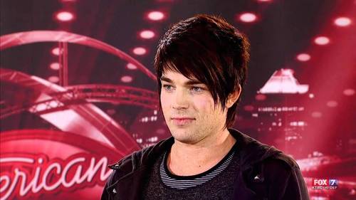  Adam when he auditioned for American Idol