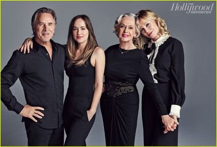  Dakota Johnson comes from a family of actors.Her parents are Melanie Griffith and Don Johnson.Her maternal grandmother,Tippi Hedren,starred in Alfred Hitchcock's The Birds.