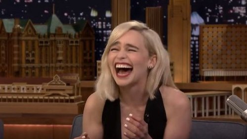  Emilia Clarke, she has a really infectious laugh.