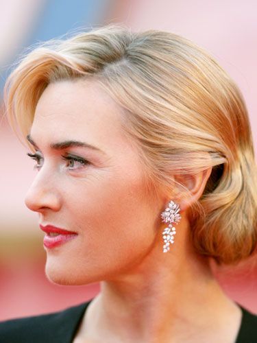  the lovely Kate Winslet looking to the side