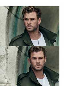  Chris from his Gq Spain photoshoot from this month's issue