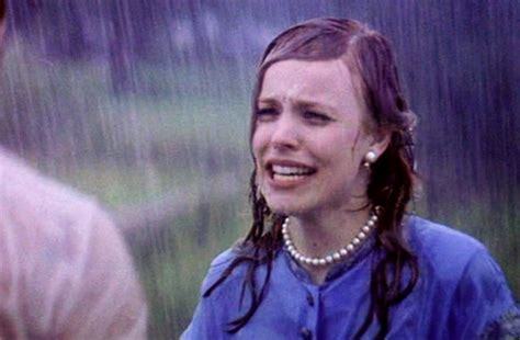  Rachel in the famous Notebook rain scene