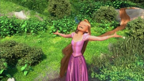  1. Rapunzel 2. Anna 3. Elsa 4. Merida