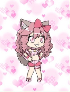  I’d be a red wolf and my name would be mew mew love. I’d have a Liebe gun and my attack would be “heart ray”