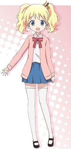 Alice Cartelet from Kiniro Mosaic. the only non Japanese anime character from a Manga Time Kirara series on this list