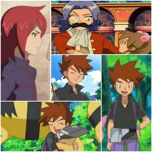  Gary, but his personality only in Sinnoh. He is so adorable and cute in Sinnoh. Just look at him once. 下一个 choice would probably be James then Silver but I like Gary most.