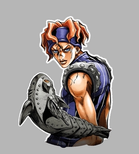 Squalo from jojos bizarre adventure, I dont know a lot lot of animes but i definietley know jojo and i know the three that look like me the most are formaggio sale and squalo but mostly squalo because 1. same jawline 2. smae skintone and 3. same hair the only thing different is eye colour 