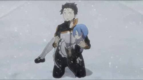  i dont think anyone has کیا پیش this one yet (somehow) but rem and subaru from rezero