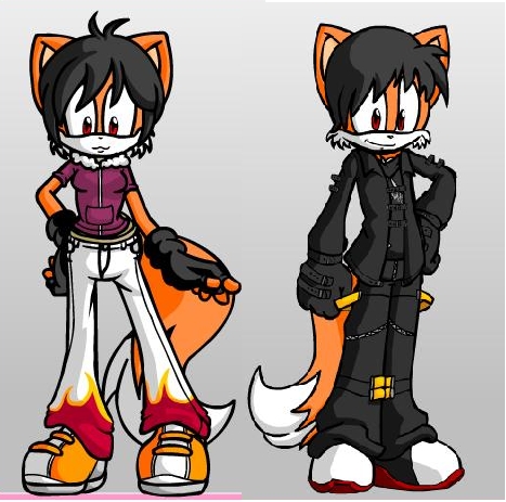 Your FC is walking (Anywhere) and finds Blood the Fox with the Female version of him playing tag