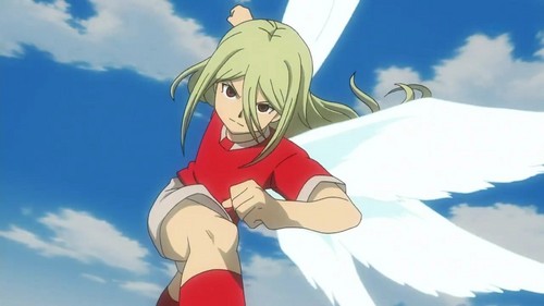  post an アニメ character with wings