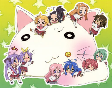  r there any good animes like Lucky 별, 스타 and Baka and Test???