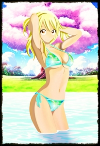 post a pic of your favorite fairy tail girl in a bikini