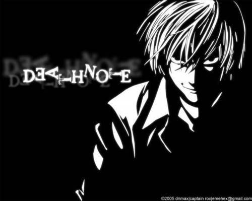  post an animé picture in black and white