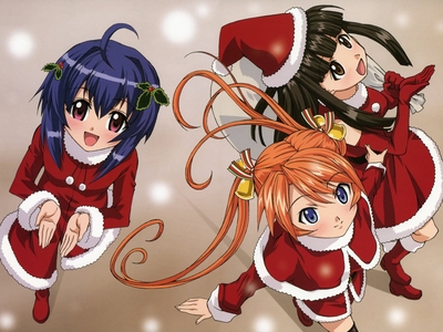 8th jour of Christmas: Post an animé character dressed up as Santa!